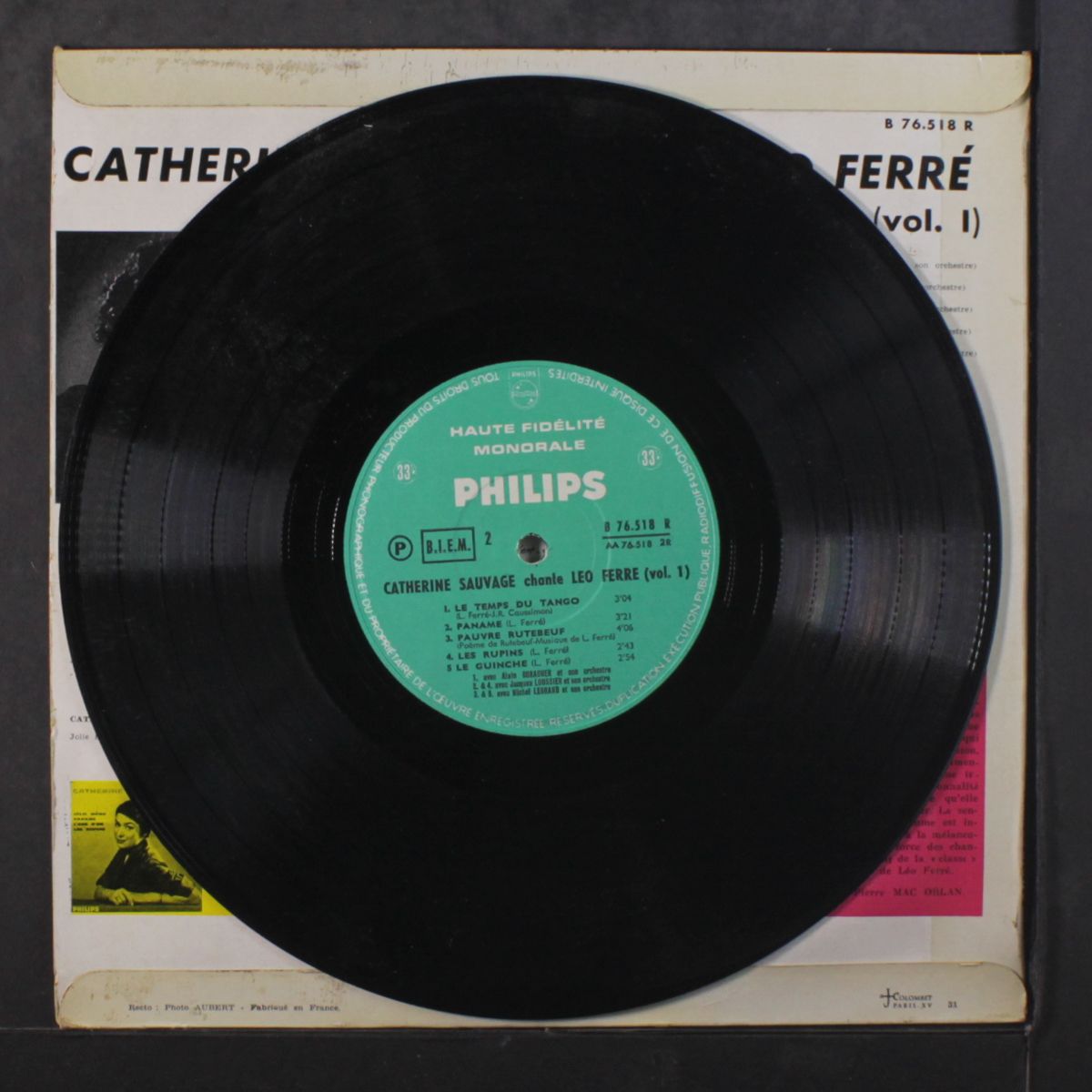 chante leo ferrer vol. 1 by CATHERINE SAUVAGE