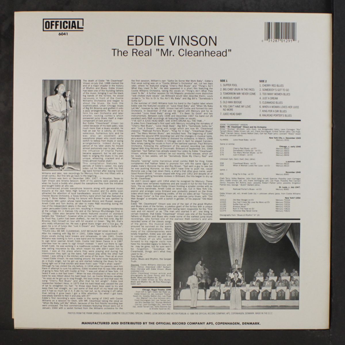 the real mr. cleanhead by EDDIE VINSON