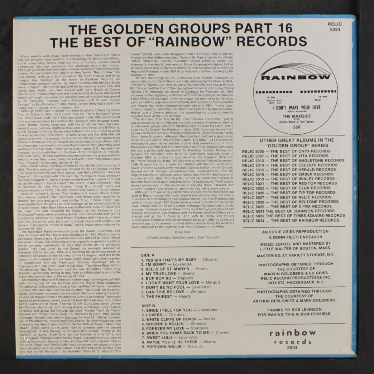 golden groups, vol. 16 by VARIOUS