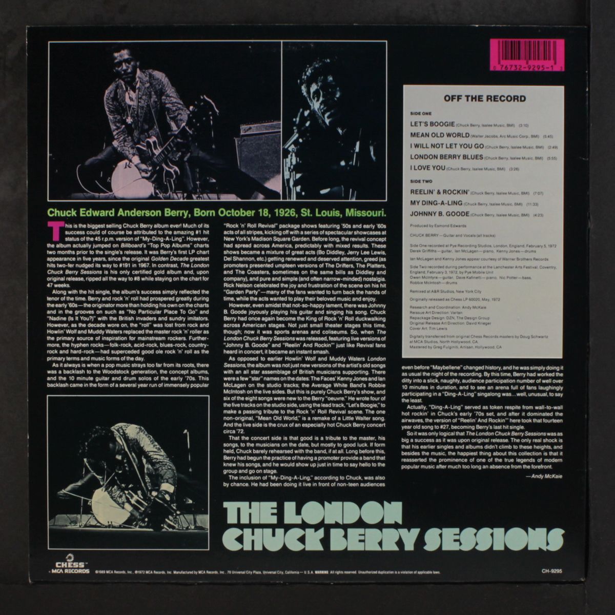 the london sessions by CHUCK BERRY