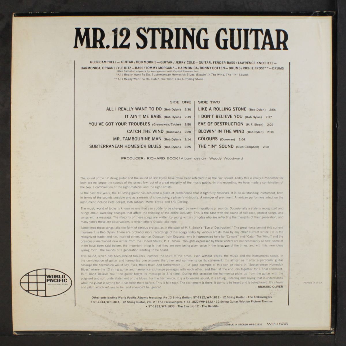 mr. 12 string guitar by GLEN CAMPBELL & OTHERS
