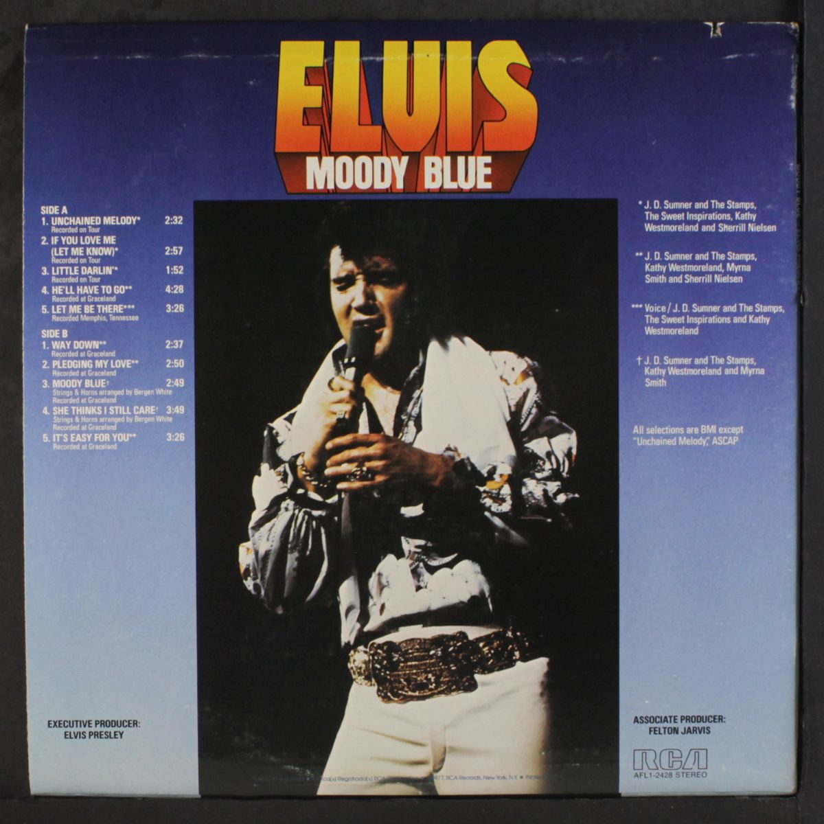 moody blue by ELVIS PRESLEY