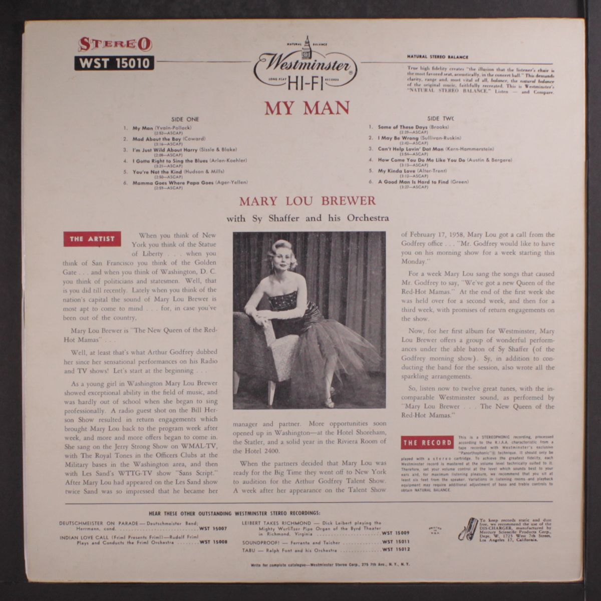 my man by MARY LOU BREWER