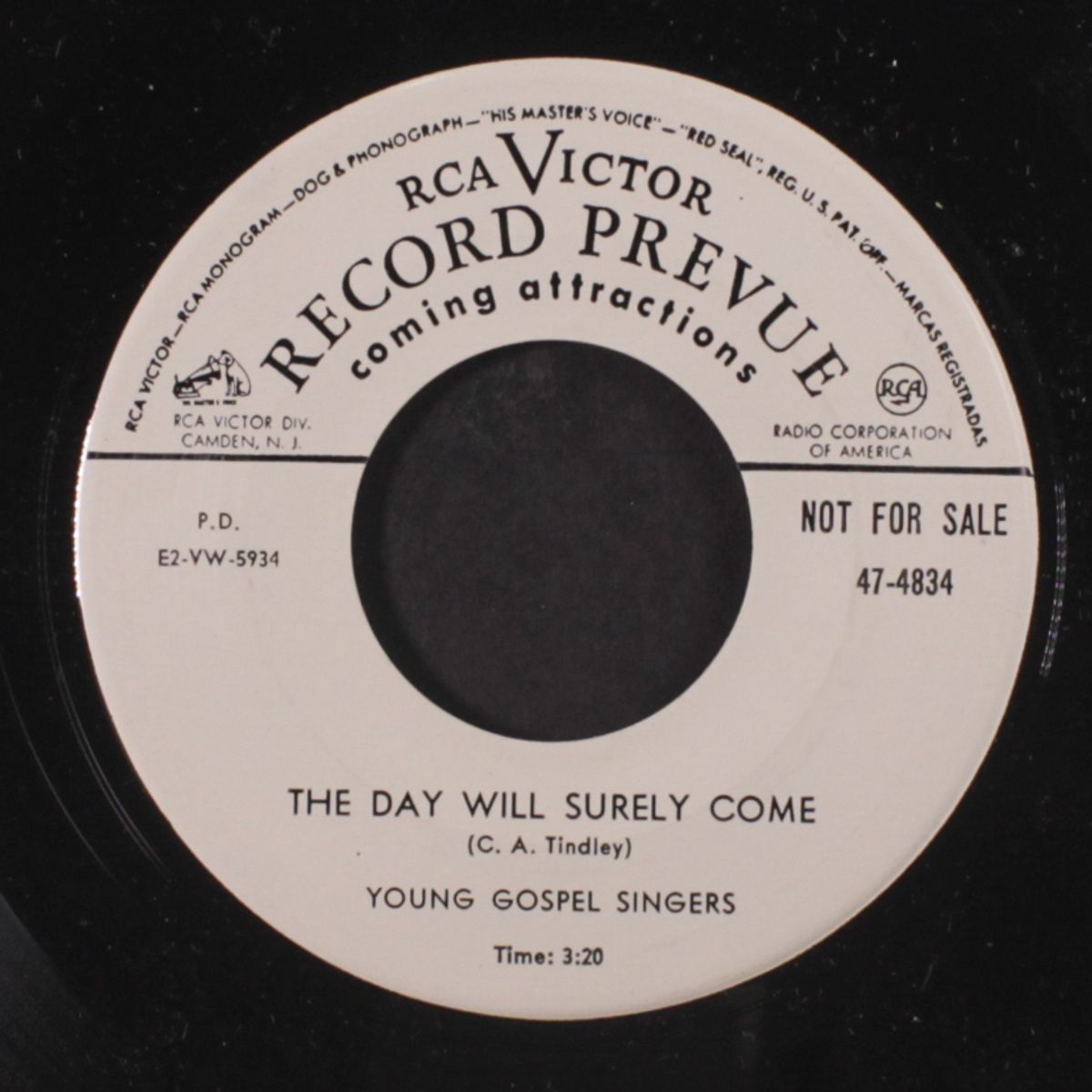 at the cross / the day will surely come by YOUNG GOSPEL SINGERS