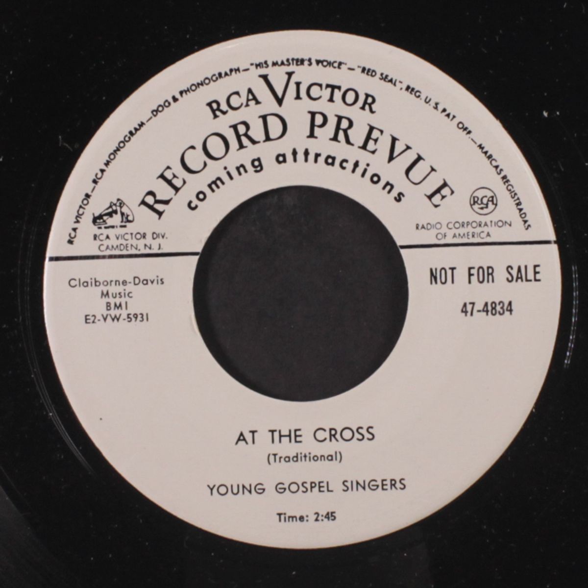 at the cross / the day will surely come by YOUNG GOSPEL SINGERS