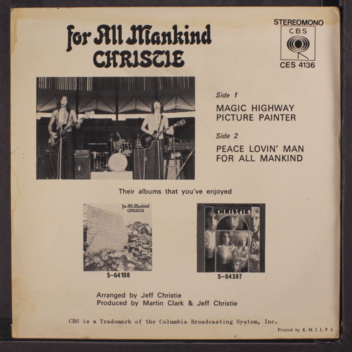 for all mankind ep by CHRISTIE