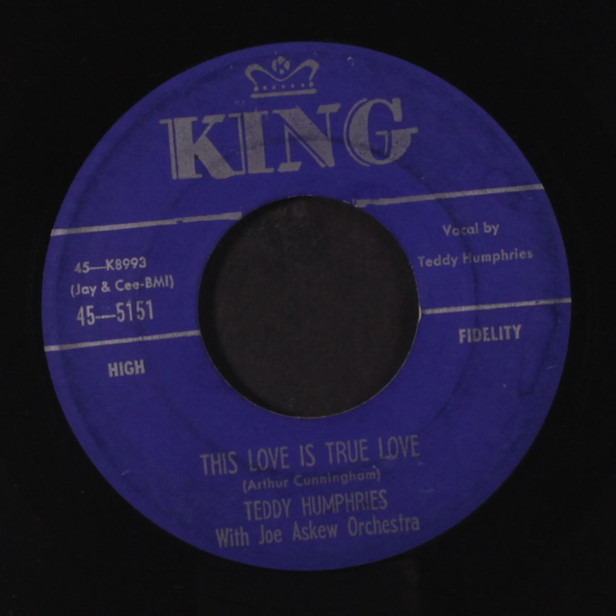 without a song / this love is true love by TEDDY HUMPHRIES