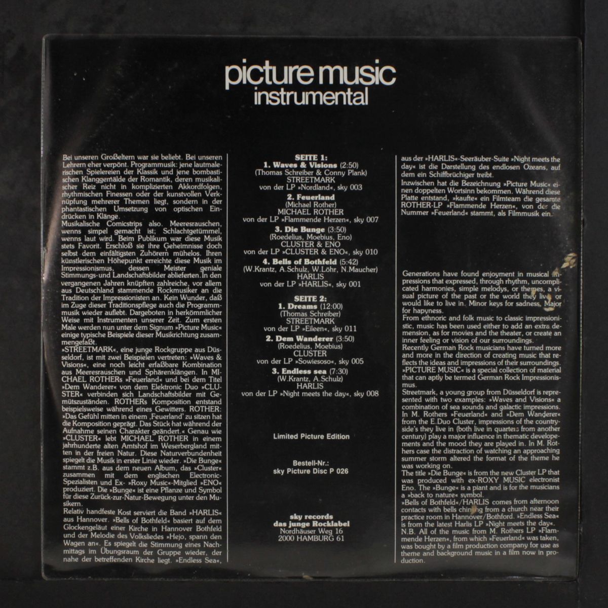 picture music instrumental by VARIOUS