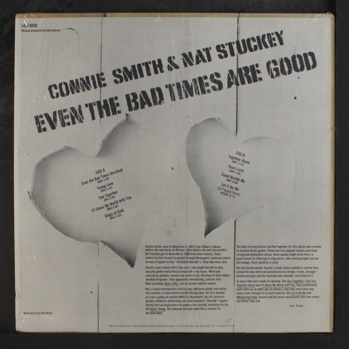 even the bad times are good by CONNIE SMITH & NAT STUCKEY