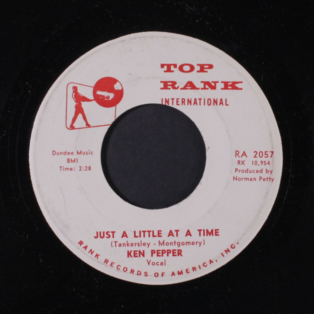 just a little at a time / i get the blues when it rains by KEN PEPPER