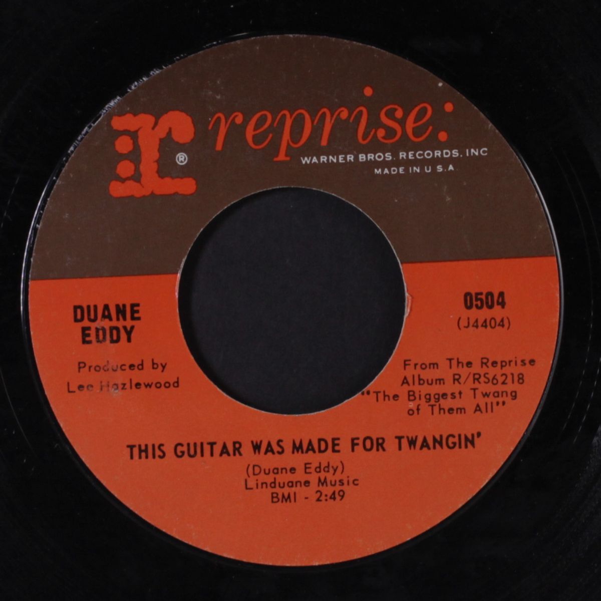 this guitar was made for twangin' / daydream by DUANE EDDY