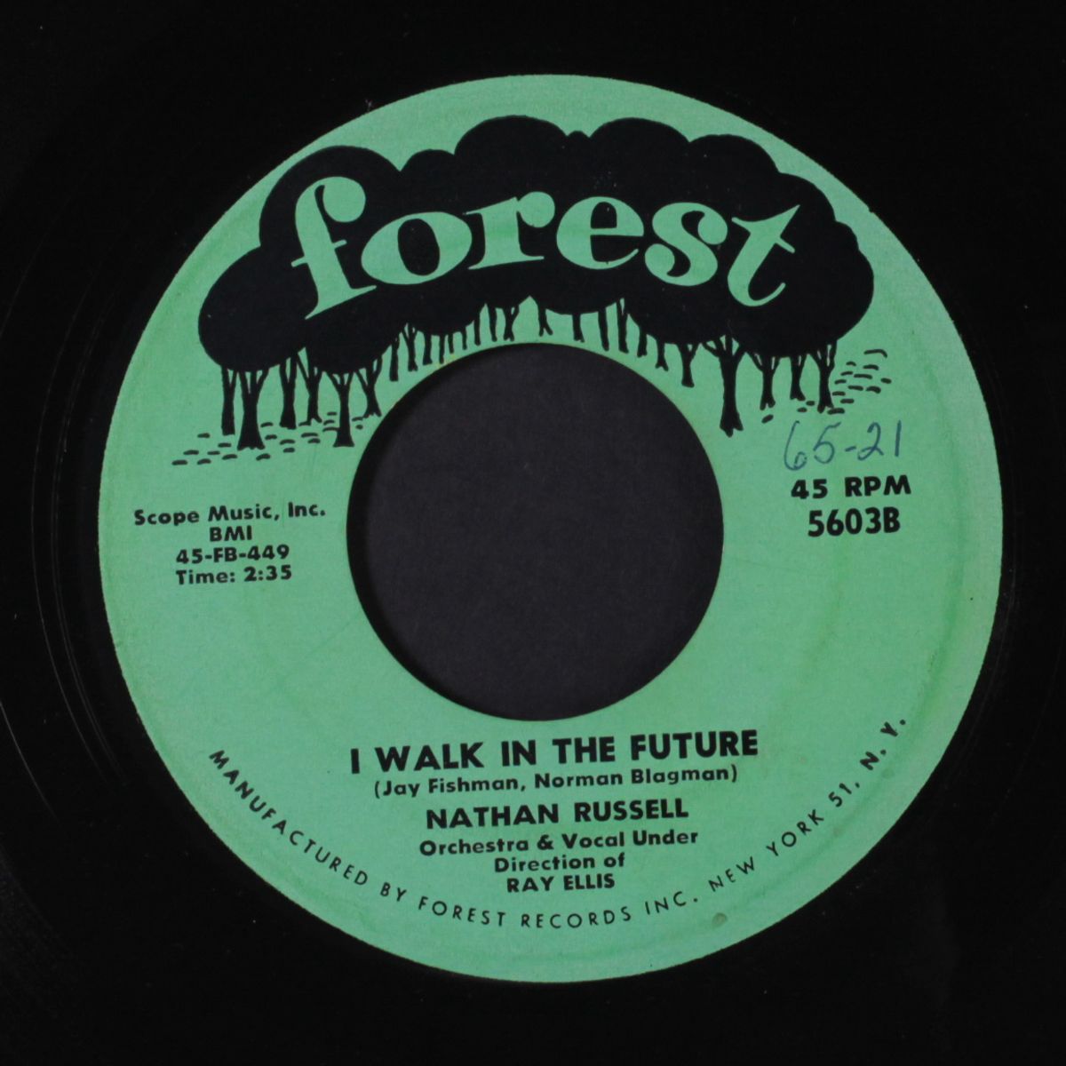 his name was dean / i walk in the future by NATHAN RUSSELL