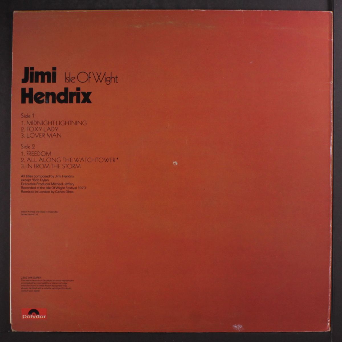 isle of wight by JIMI HENDRIX