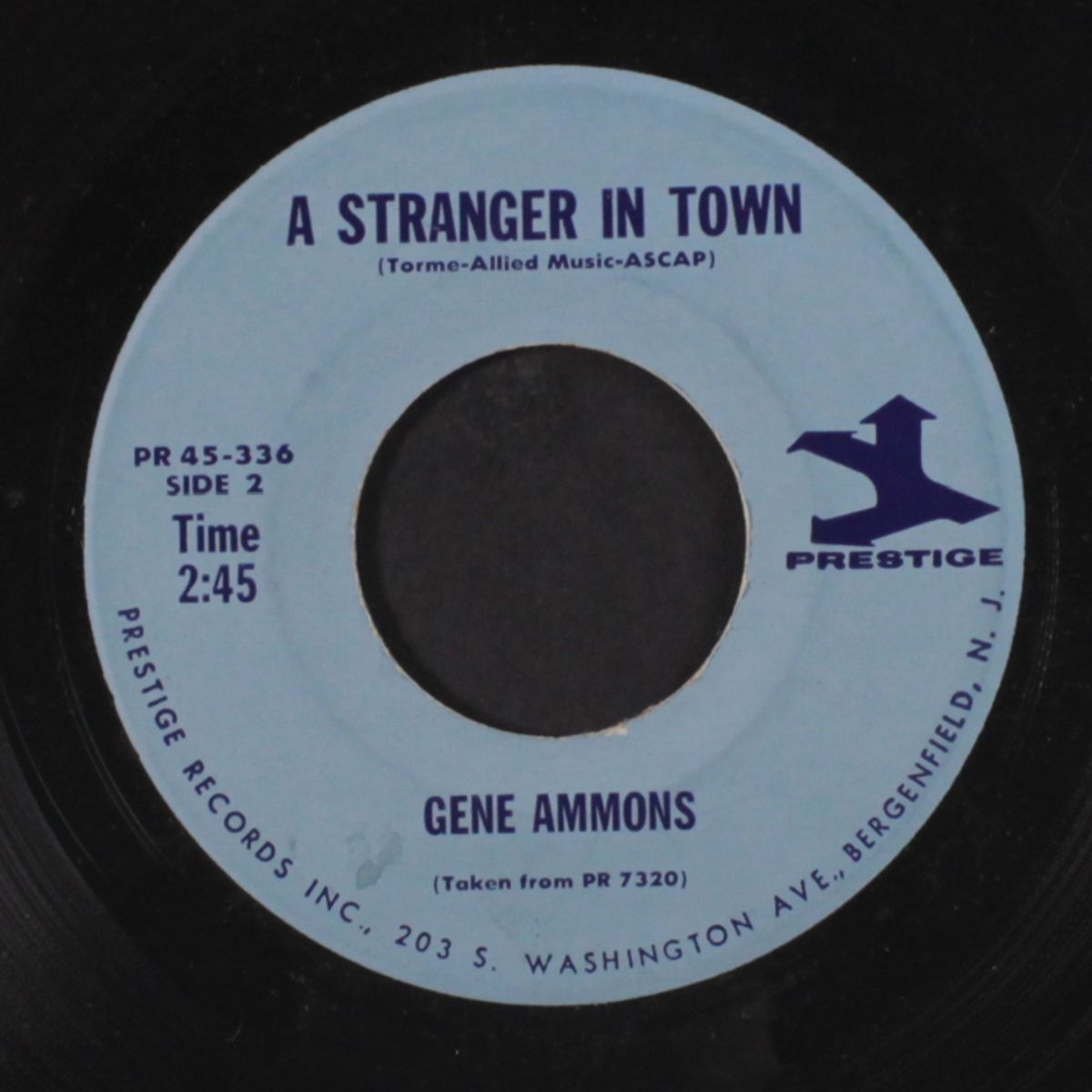 velvet soul / a stranger in town by GENE AMMONS