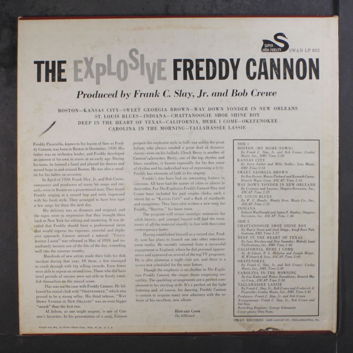 the explosive! by FREDDY CANNON