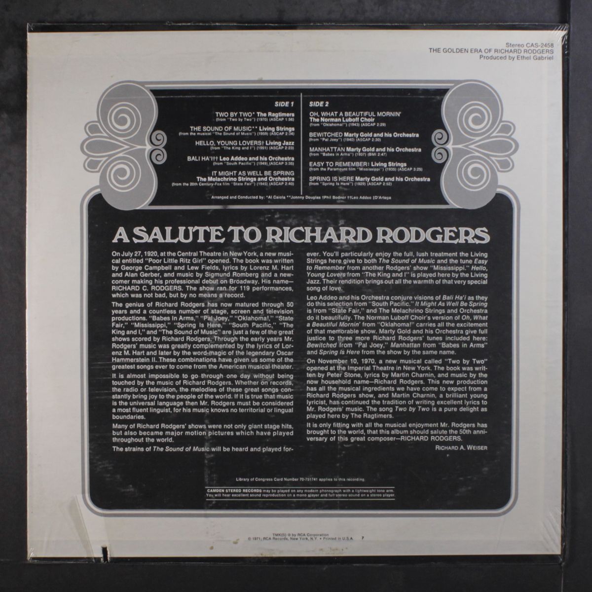 the music of by RICHARD RODGERS
