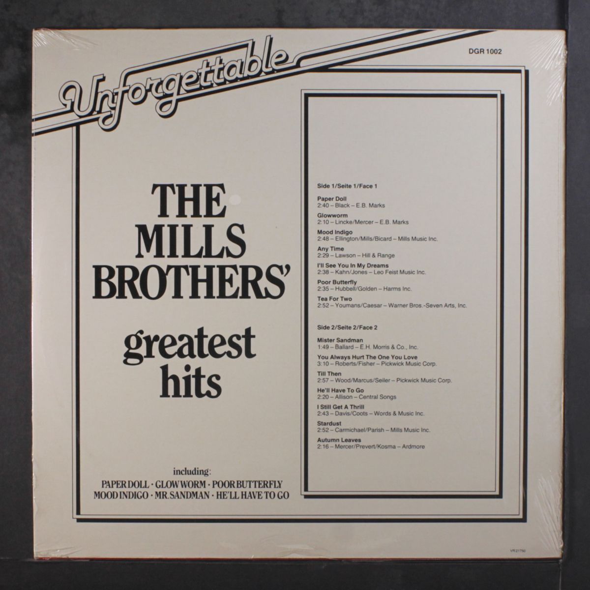 greatest hits by MILLS BROTHERS