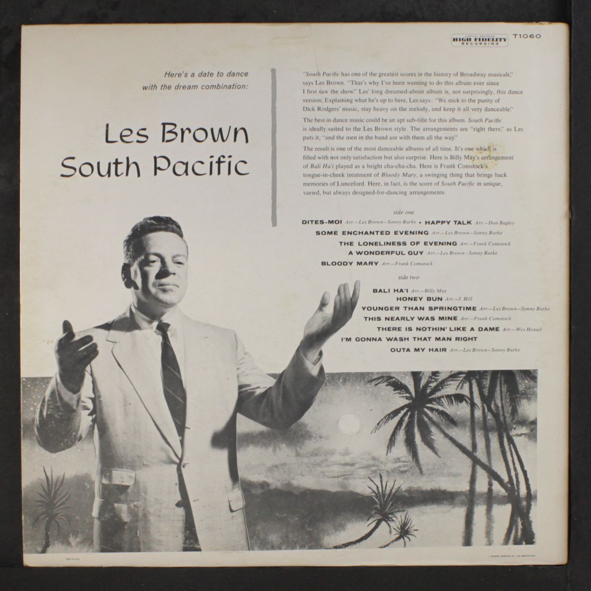 dance to south pacific by LES BROWN