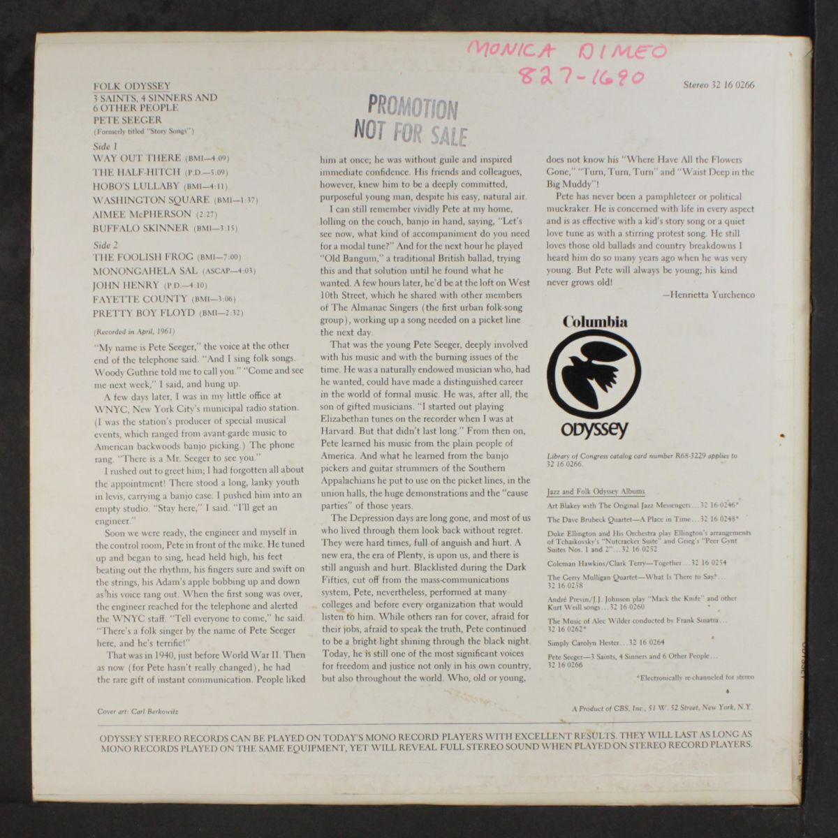 3 saints, 4 sinners and 6 other people by PETE SEEGER