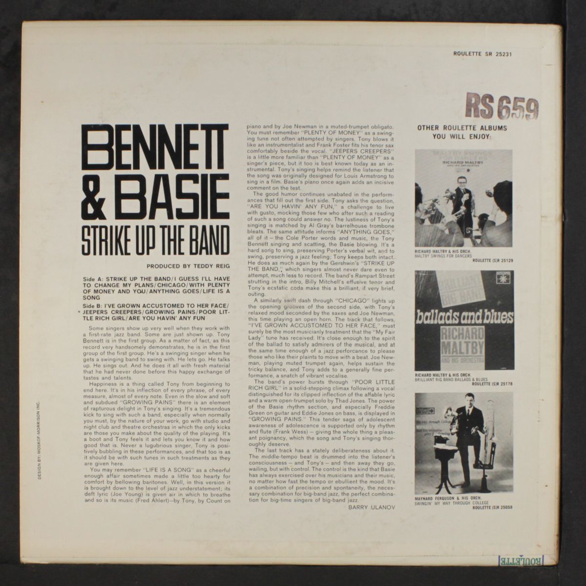 strike up the band by TONY BENNETT & COUNT BASIE