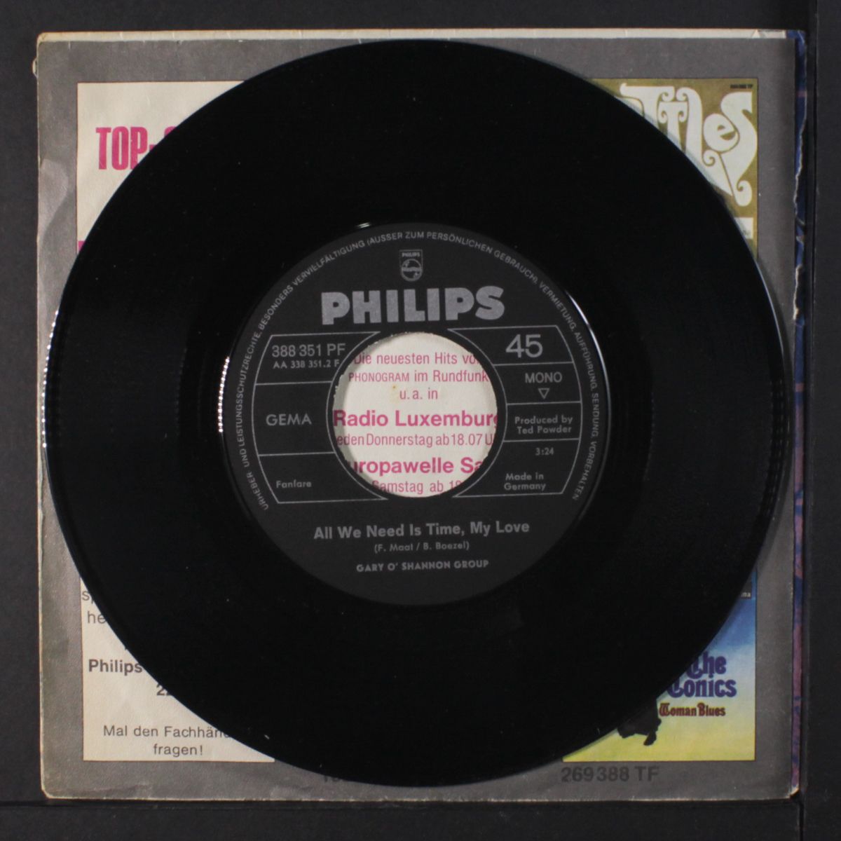 all we need is time, my love / the barrel organ by GARY O'SHANNON GROUP