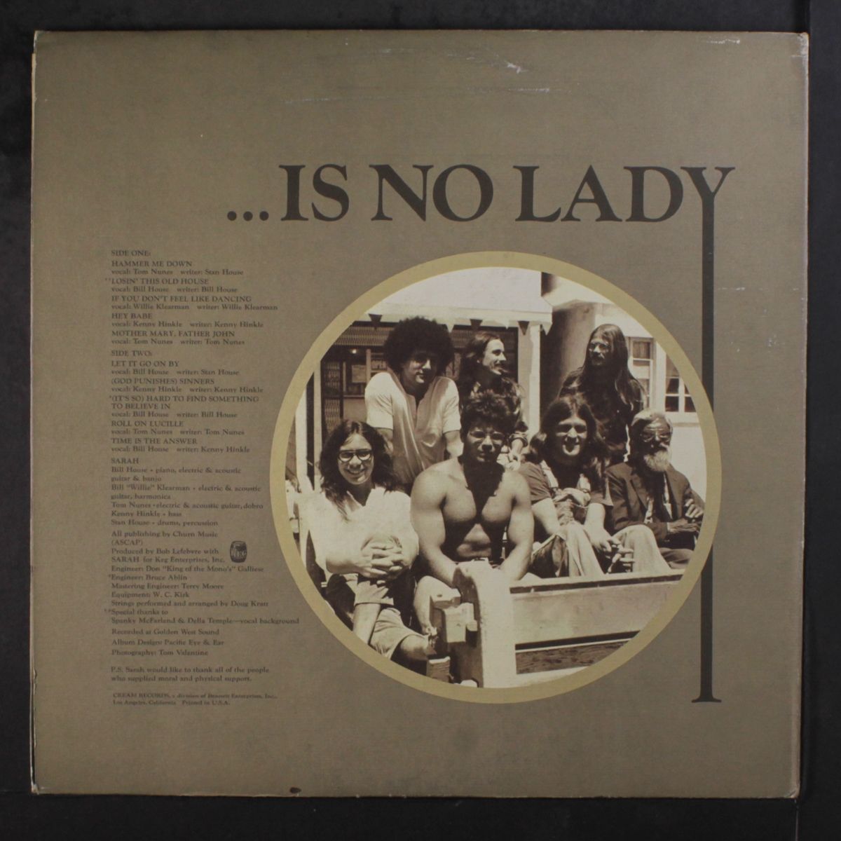 sarah is no lady by SARAH