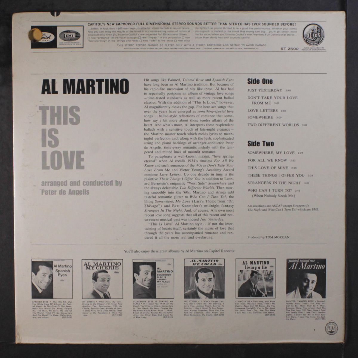 this is love by AL MARTINO