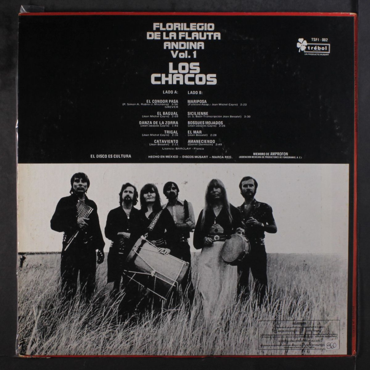 florilegio de la flauta andina, vol. 1 by LOS CHACOS