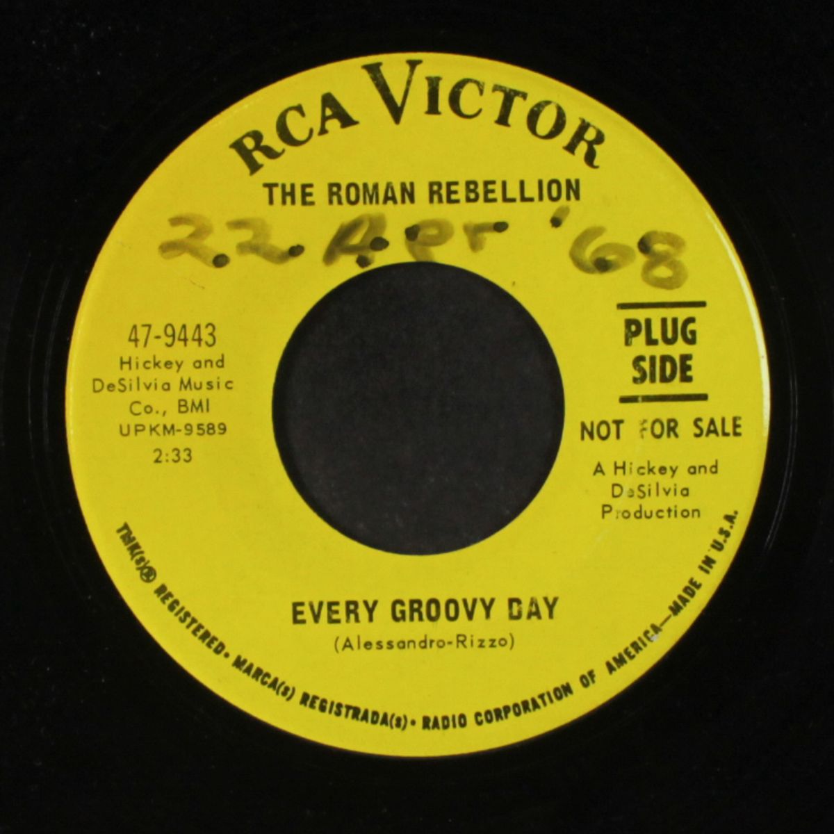 the weather's getting bold / every groovy day by ROMAN REBELLION