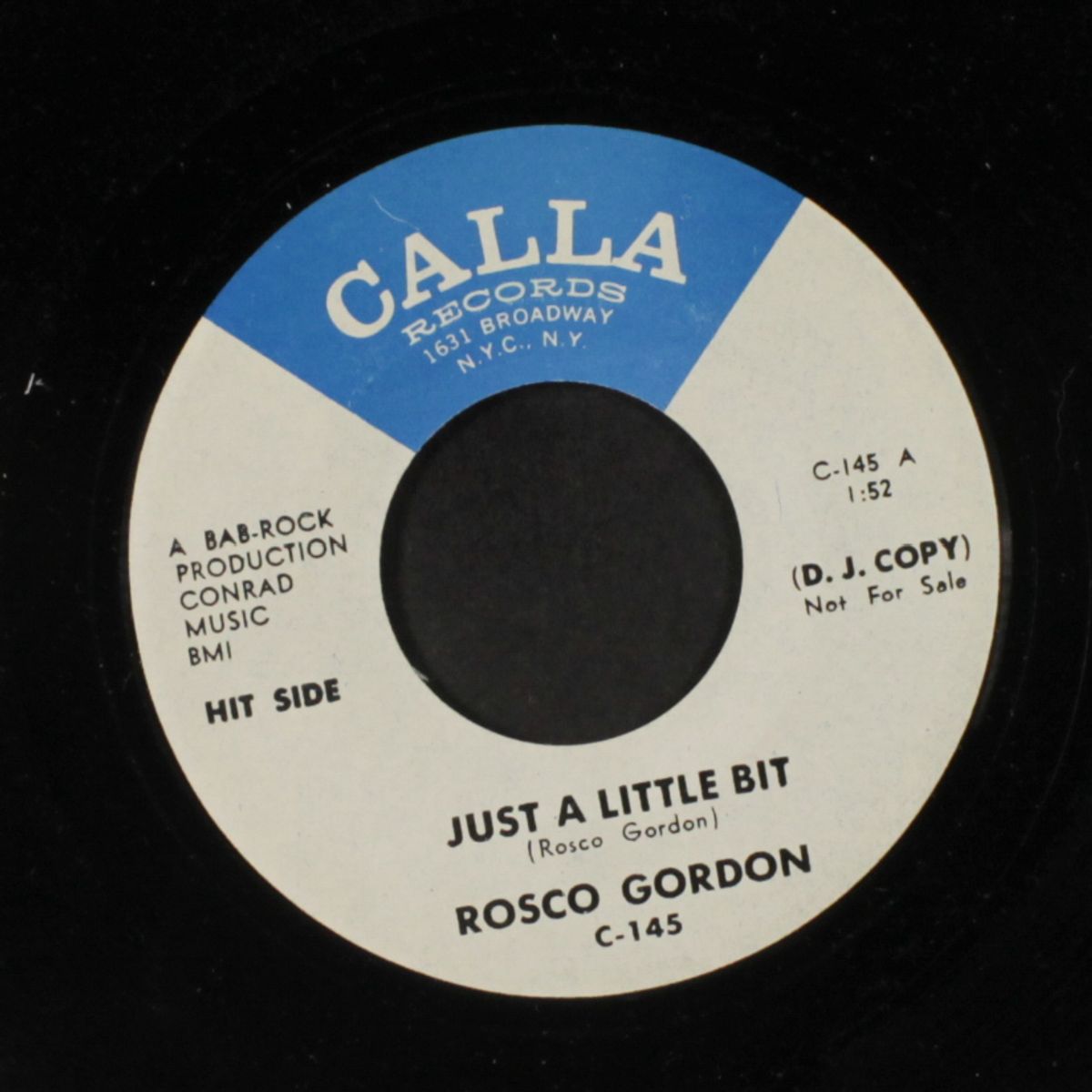 i really love you / just a little bit by ROSCO GORDON