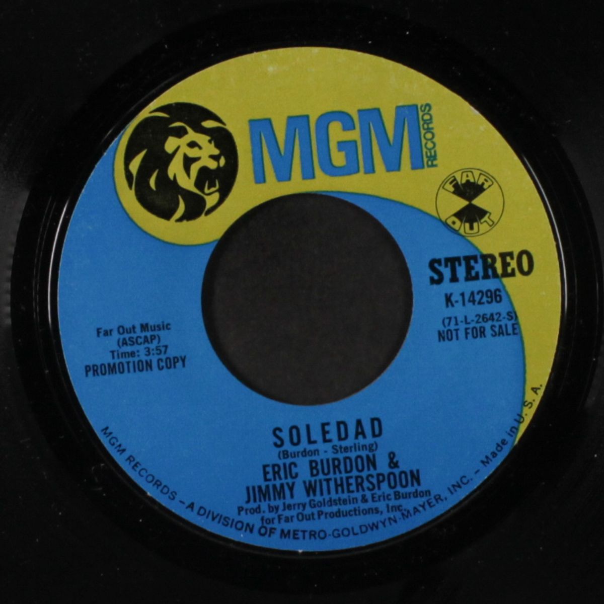 soledad by ERIC BURDON & JIMMY WITHERSPOON