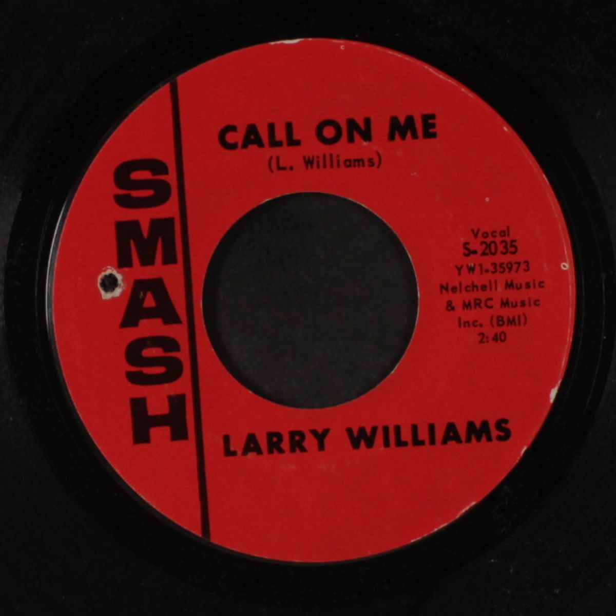 boss lovin' / call on me by LARRY WILLIAMS