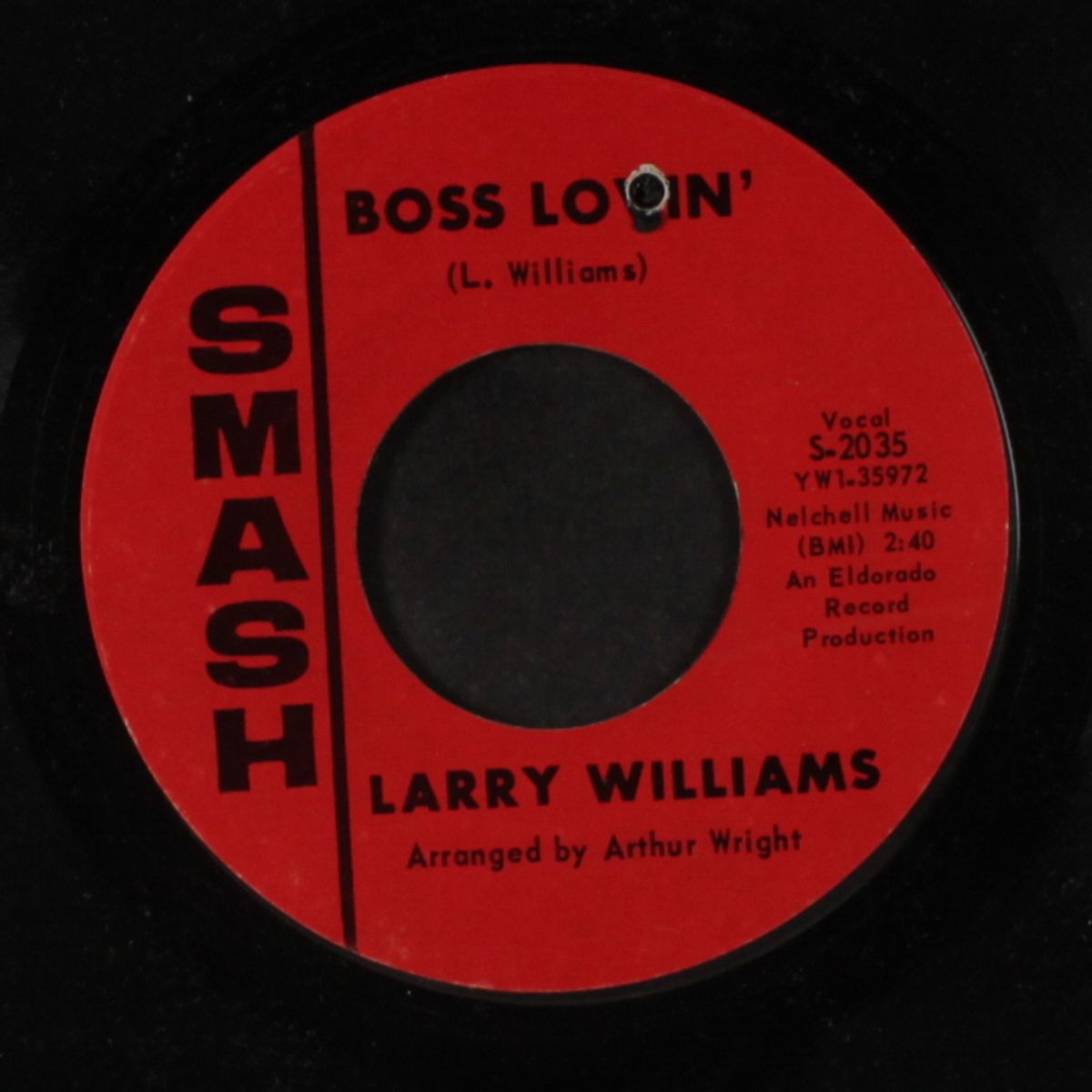 boss lovin' / call on me by LARRY WILLIAMS