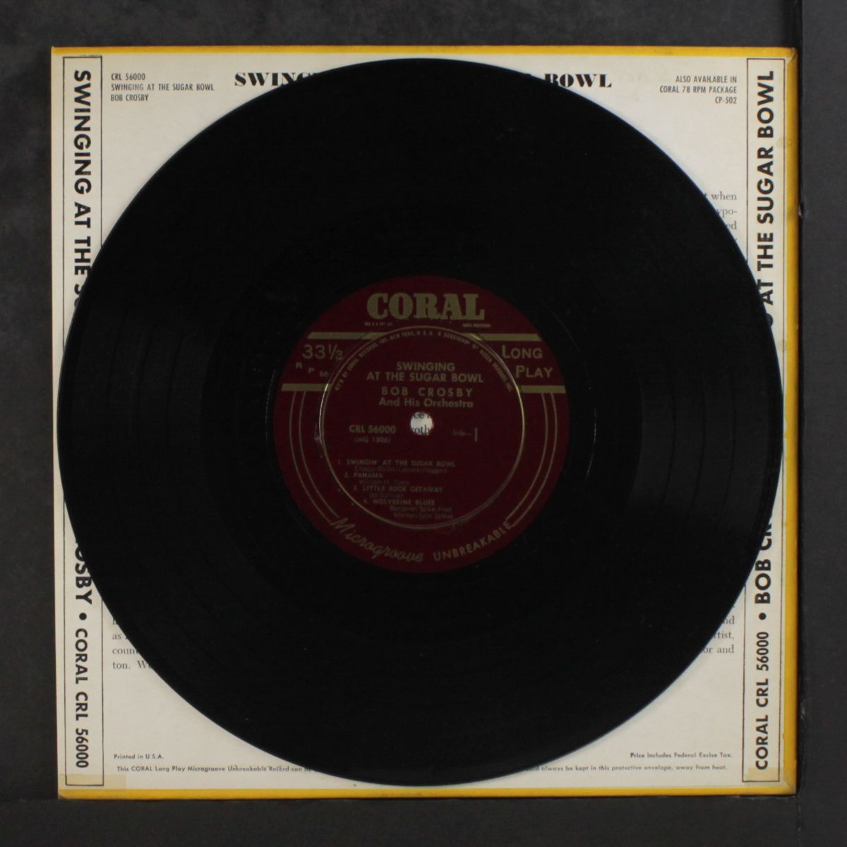 swinging at the sugar bowl by BOB CROSBY