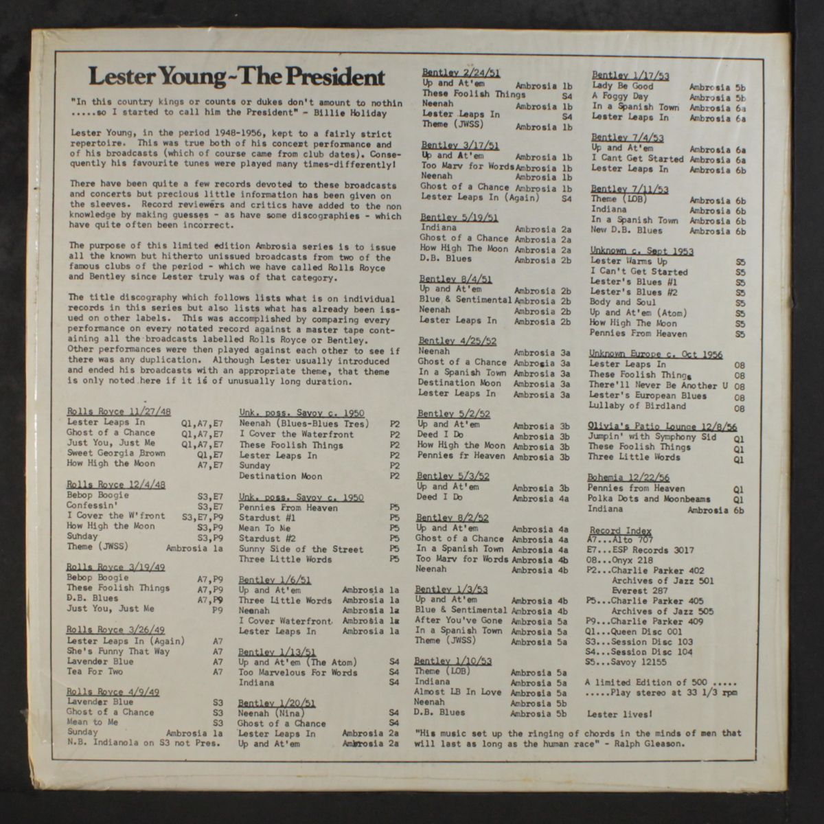 the president, vol. 4 by LESTER YOUNG