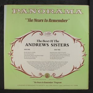 ANDREWS SISTERS