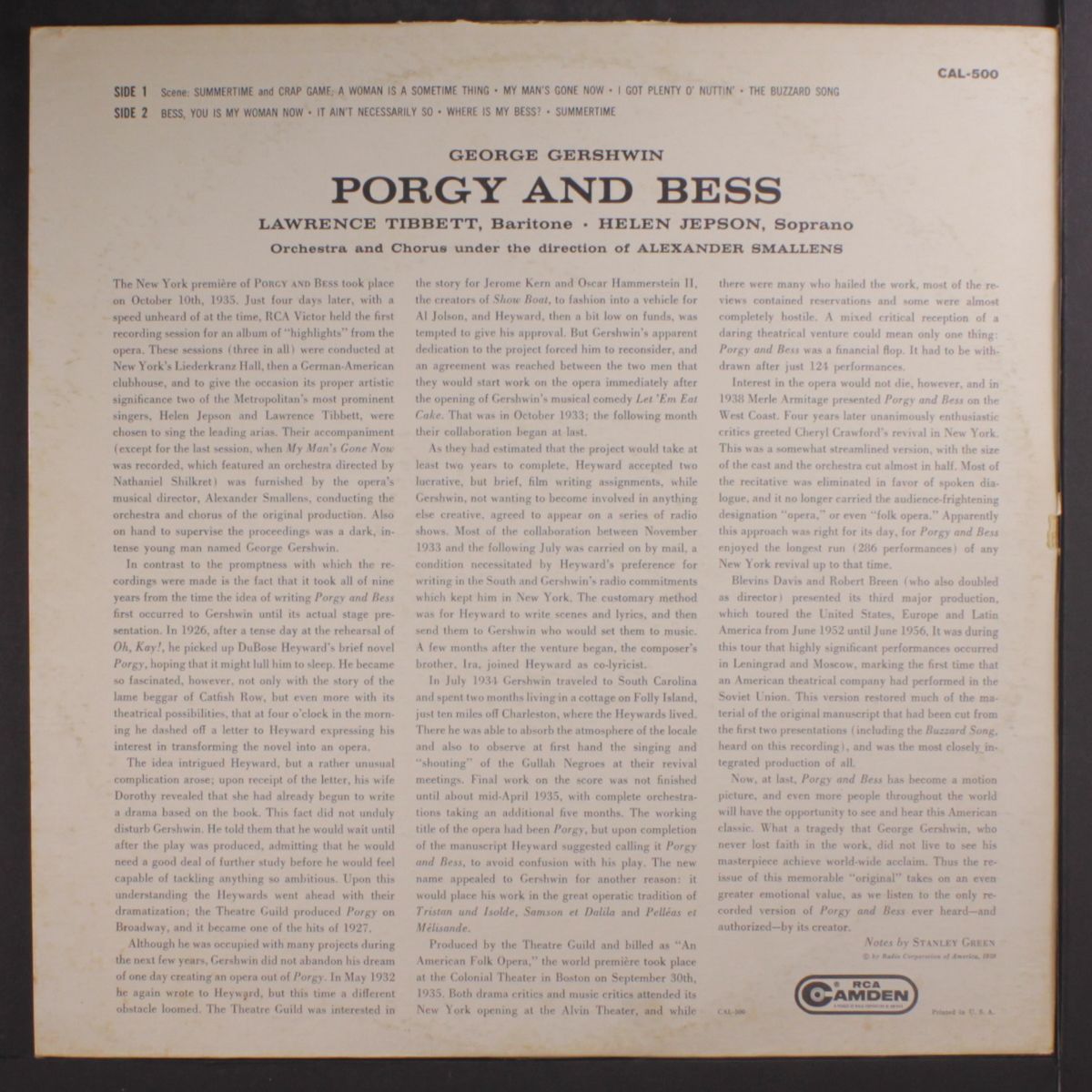porgy and bess by SOUNDTRACK