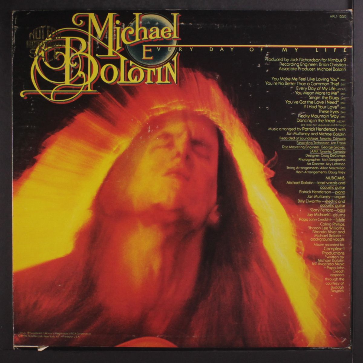 every day of my life by MICHAEL BOLOTIN