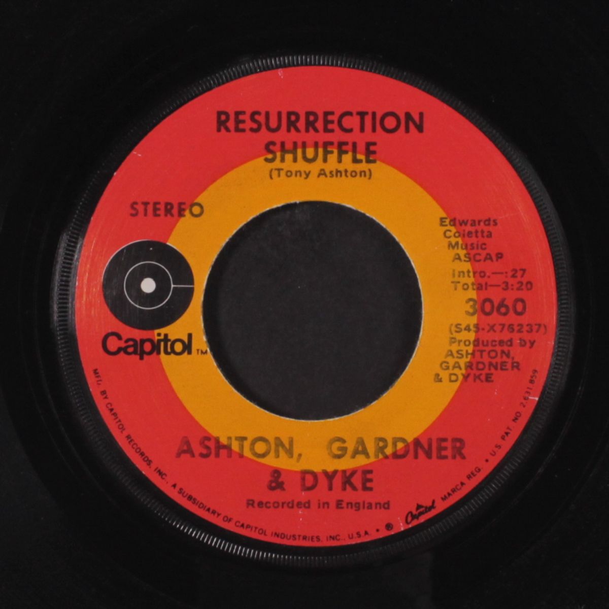 resurrection shuffle / i'm your spiritual breadman by ASHTON, GARDNER & DYKE