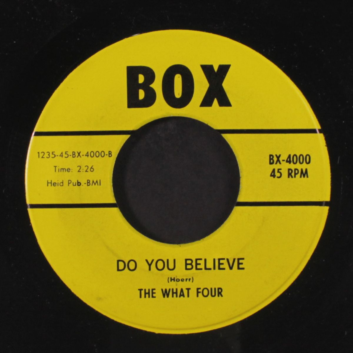whenever / do you believe by WHAT FOUR