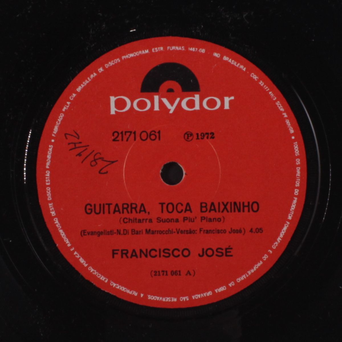 guitarra, toca baixinho / pedra filosofal by FRANCISCO JOSE