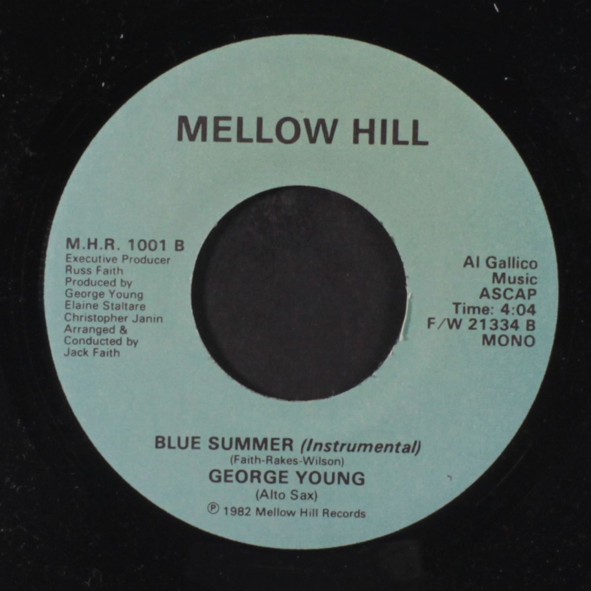 blue summer instrumental / same by GEORGE YOUNG