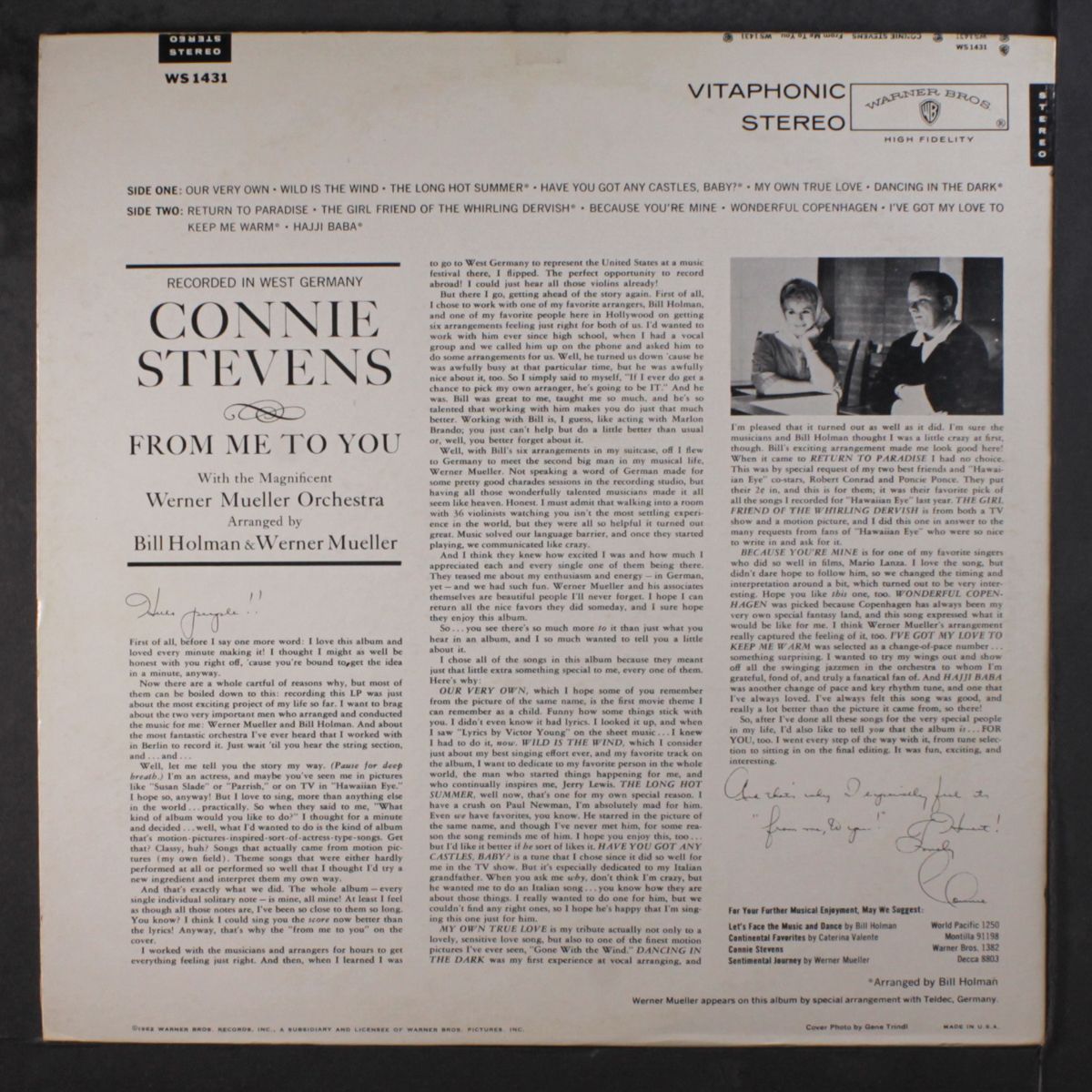 from me to you by CONNIE STEVENS