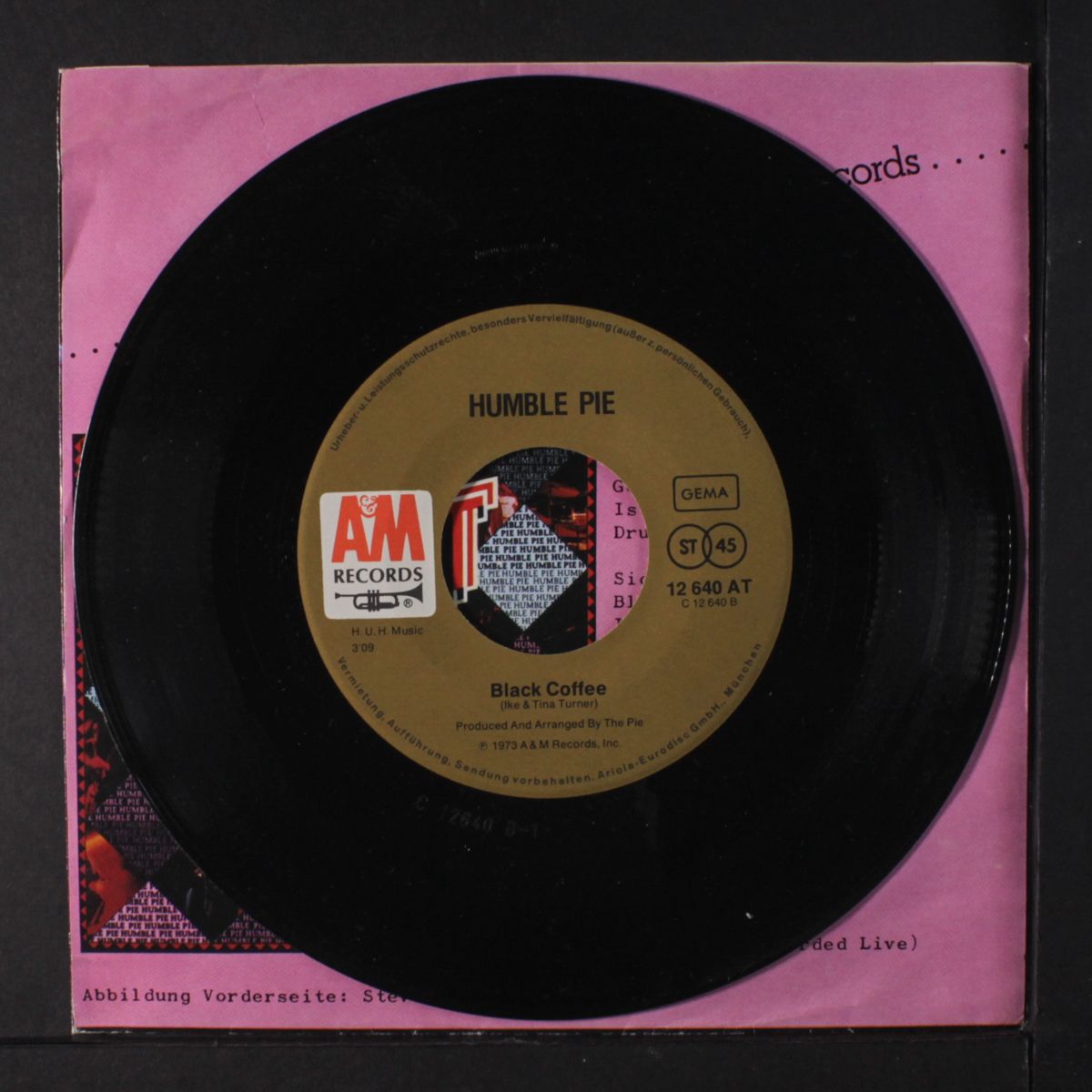 shut up and don't interrupt me / black coffee by HUMBLE PIE