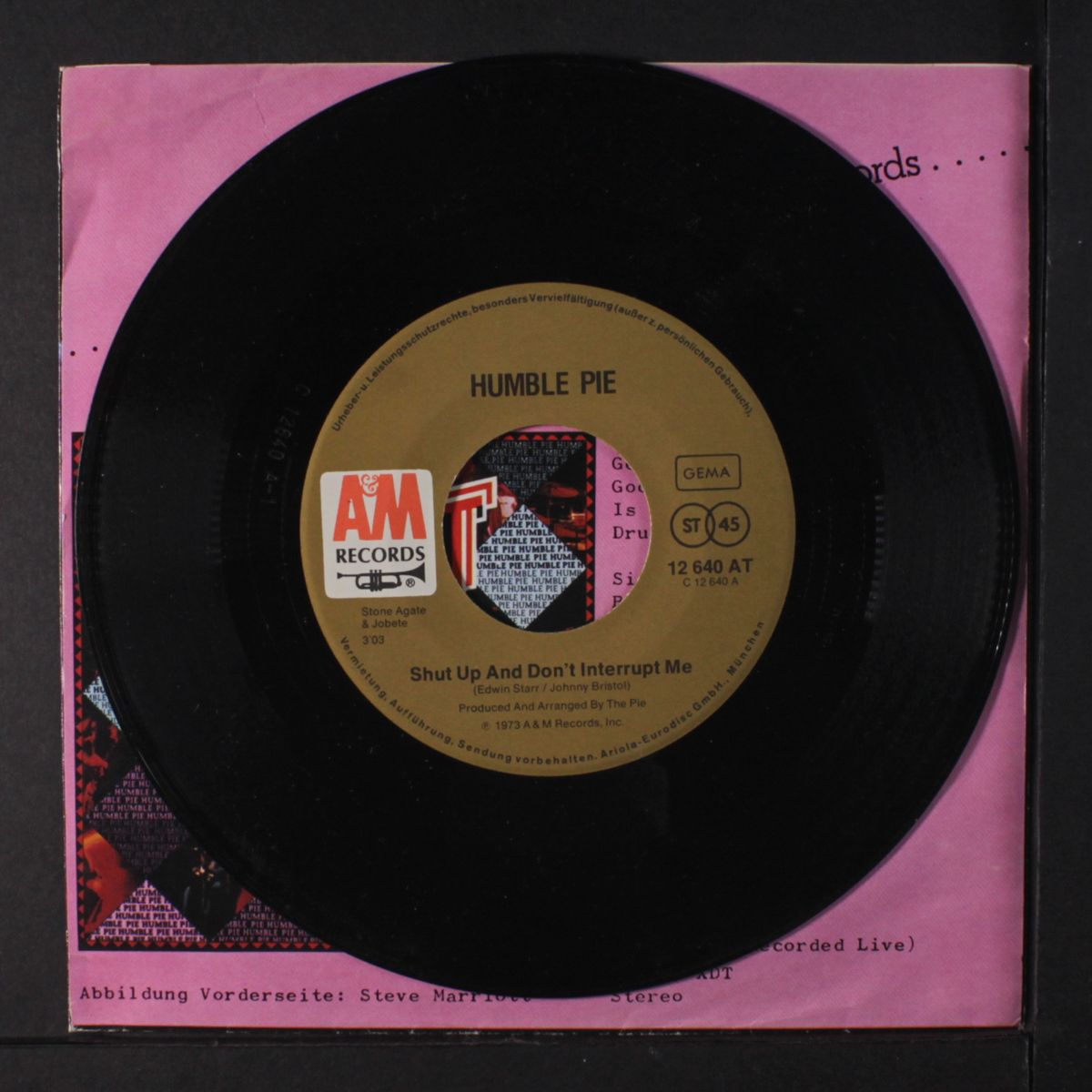 shut up and don't interrupt me / black coffee by HUMBLE PIE