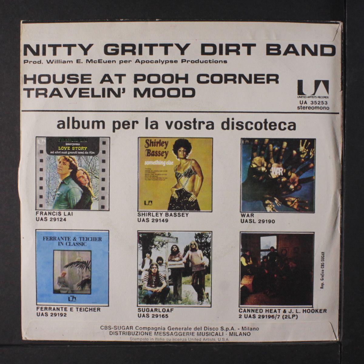 house at pooh corner / travelin' mood by NITTY GRITTY DIRT BAND