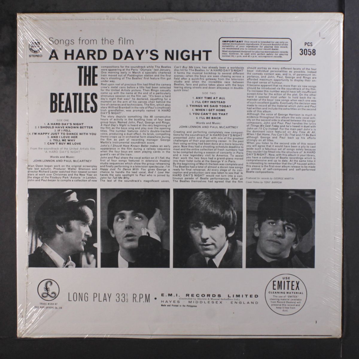 a hard day's night by BEATLES