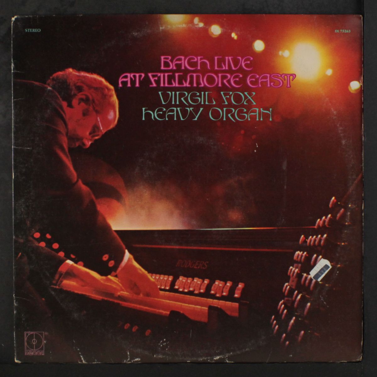 bach live at the fillmore east by VIRGIL FOX