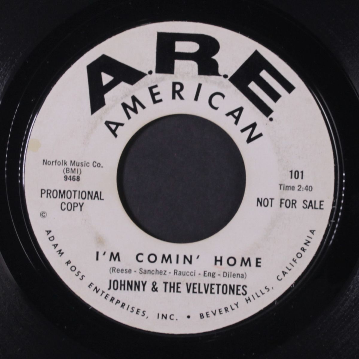 i'm comin' home / doin' the simple simon by JOHNNY & VELVETONES