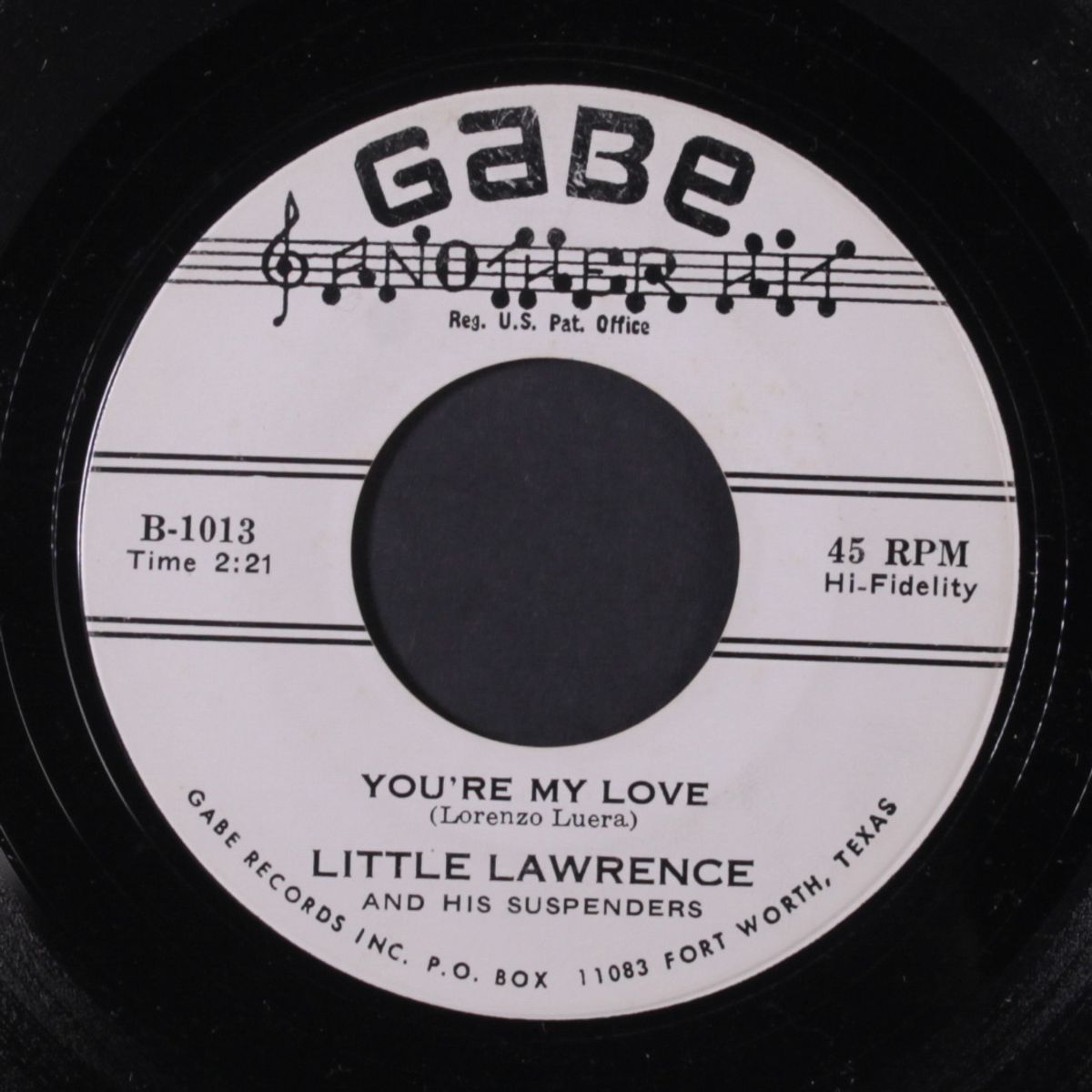 you're my love / soy texano by LITTLE LAWRENCE & SUSPENDERS